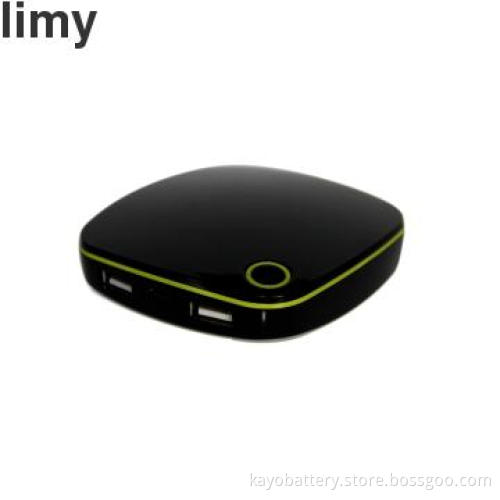 New power case with 6000mAh&1A input, dual output DC5.0 1A&DC 5V 500mA